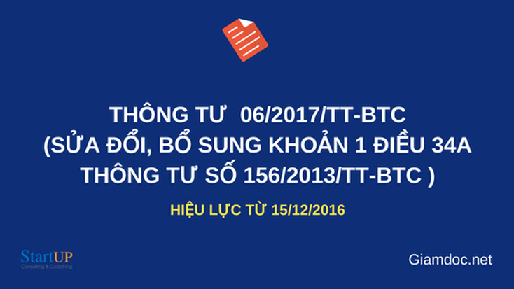 Thong tu 06/2017/TT-BTC